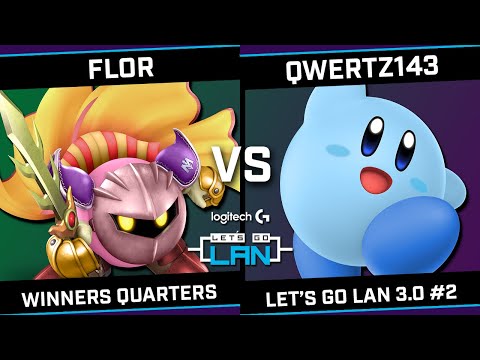FLOR (Meta Knight) vs qwertz143 (Kirby) - Logitech G Let's Go LAN 3.0 #2
