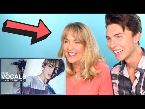 VOCAL COACH and his MOM React to BTS V's LIVE VOCALS - Her first reaction to V