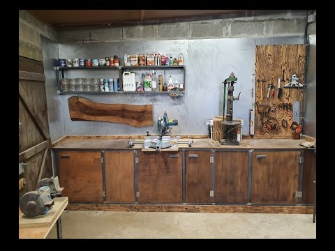 mon établie en bois métal est enfin terminer !