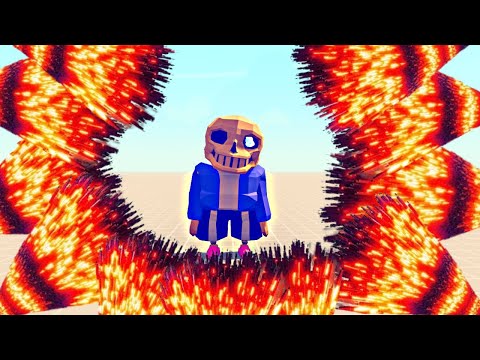 NEW SANS vs 10X EVERY GOD - Totally Accurate Battle Simulator TABS