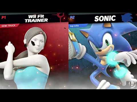 SuperKernel (Wii Fit Trainer) vs Knev$ (Sonic) - Pool E WQF - Blazing Battlefield #6