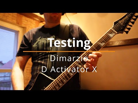 DiMarzio D ACTIVATOR-X (in Ibanez Iceman) | Metal Guitar Jam!