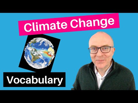 How to talk about CLIMATE CHANGE in English