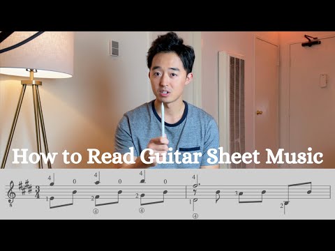 How to read sheet music on guitar