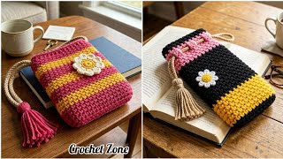 Crochet Mobile Purse Design Model. Crochet phone purse design ideas. #crochet #diy #phonecase 