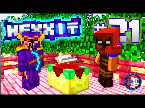 Minecraft Mods - Hexxit Ep 21 - "AWESOME ARMOUR!" - w/ Ali-A & Vikk