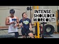 SUMABAY SIYA SA AKING INTENSE SHOULDER WORKOUT | Workout nanaman with Ms. Extreme!