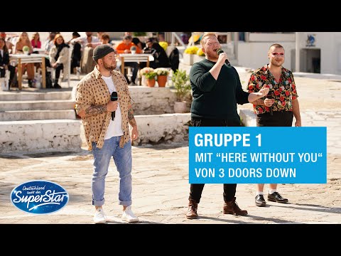 Gruppe 01: Marvin, Jan-Marten & Ludi mit "Here Without You" von 3 Doors Down