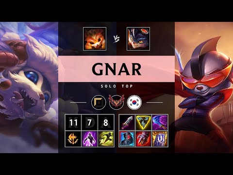 Gnar Top vs Rumble - KR Grandmaster Patch 25.13