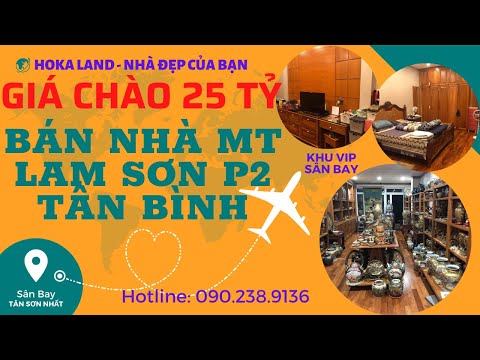 Gấp bán nhà 2MT Lam Sơn, 5 lầu, 102m2, P2 Tân Bình, 25tỷ. Gấp bán.