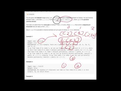 Union Find (f.t. Greatest Common Divisor Traversal)