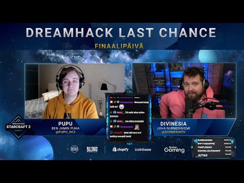 Dreamhack Last Chance, RO4, Maru vs Time, Bo5, Divi-Pupu selostuksella