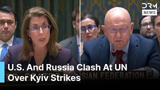 Tammy Bruce Warns Russia At U.N. As Nebenzya Threatens More Kyiv Strikes | DRM News | AC1F