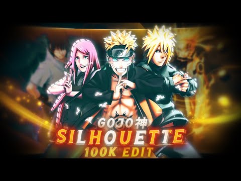 4K Silhouette / GOJO神 Open Collab - Anime Mix (QUICK)「AMV/EDIT」#gojo100k @GOJO