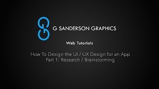 How To Design An App UI:UX | Part 1: Researching & Brainstorming