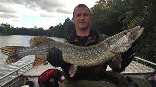 Norfolk broads pike fishing trip.