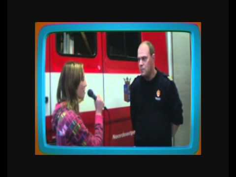 Brandweer NOP in Kinderpersbureau Omroep Flevoland