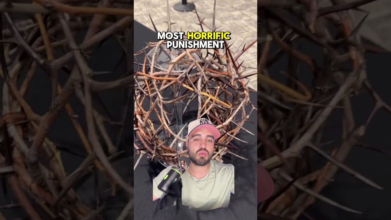 The crown of thorns actually looked like this! #Jesus #Bible #cross