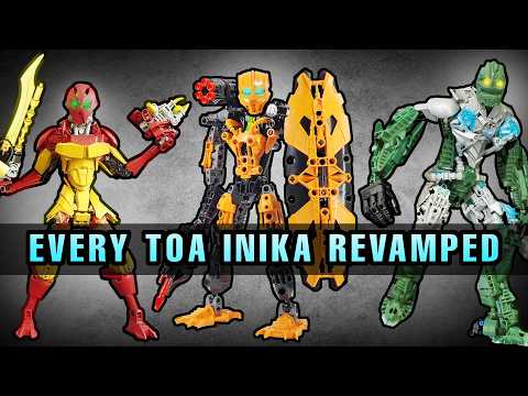 Every LEGO Bionicle TOA INIKA Built Better