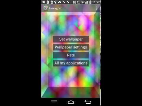 Hexagon Live Wallpaper Video