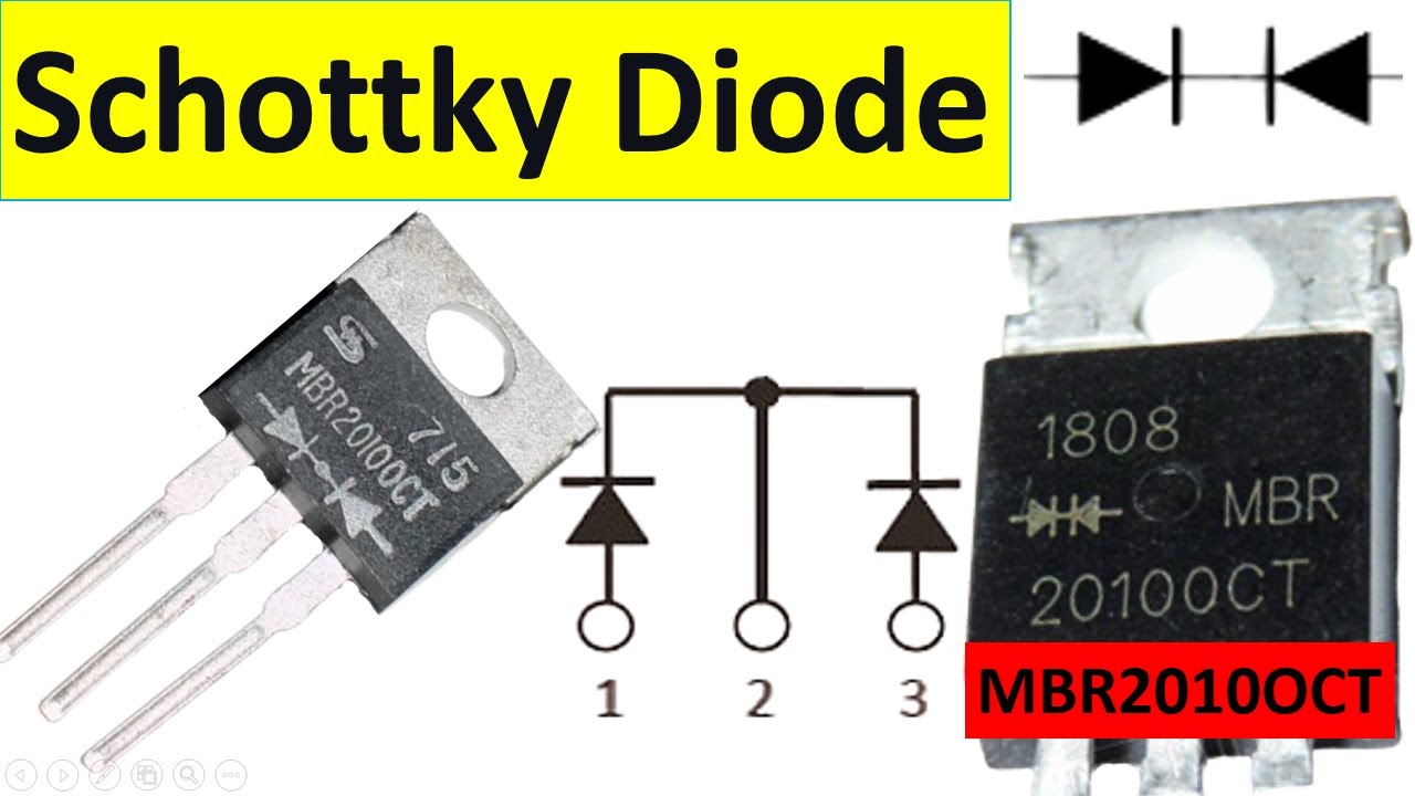 Learn how to test the Schottky diode with a multimeter