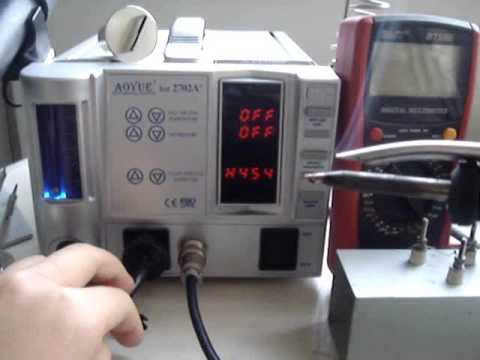 Lead-Free Hot Air Soldering Station AOYUE 2702A+  (110 V) Preview 2