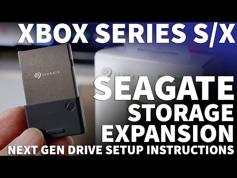 Seagate Storage Expansion Card for Xbox Series S - Install Xbox Storage Expansion Series S & X
