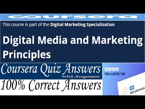 Marketing in a Digital World Coursera Quiz Answers Week 1 4 All Quiz Answers With Assignments