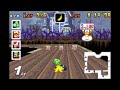 Mario Kart Super Circuit SNES Ghost Valley 1 100cc Yoshi
