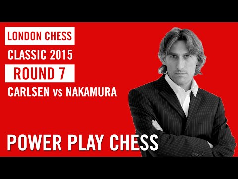 London Chess Classic 2015 Round 7 Magnus Carlsen vs Hikaru Nakamura