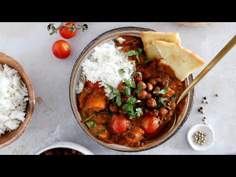 Lentil, Chickpea and Sweet Potato Curry