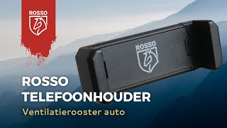 Rosso Universele Telefoonhouder Auto voor Ventilatierooster Zwart Houders