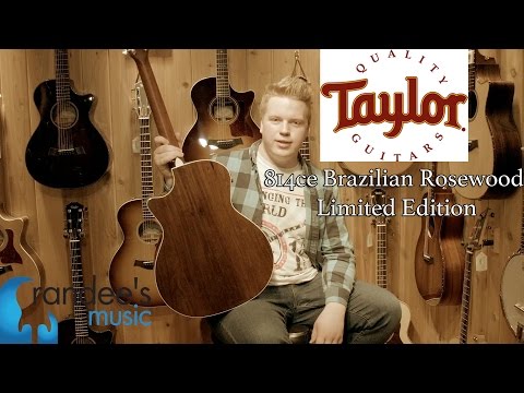 Taylor  814ce-LTD Brazilian Rosewood Acoustic Guitar image 22