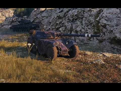 EBR 105 - Insane Clutch on Abbey - EBR and Arty vs 7  - World of Tanks