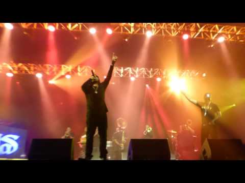 Nas & Eddie Cole with The Soul Rebels at Byron Bay Bluesfest 2017