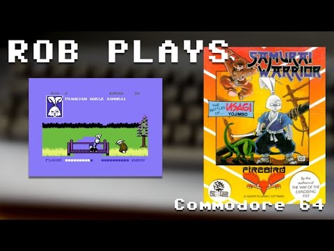"Samurai Warrior: The Battles of Usagi Yojimbo" on Commodore 64 - Rob Plays (MIGW 2016 Special)