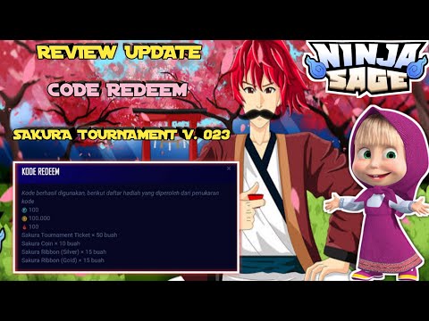 NINJA SAGE : CODE REEDEM DAN REVIEW UPDATE V. 0.23 SAKURA TOURNAMENT