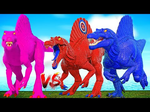 Dinosaur Spinosaurus Color Pack Tyrannosaurus Rex vs Godzilla Jurassic World Evolution Fighting