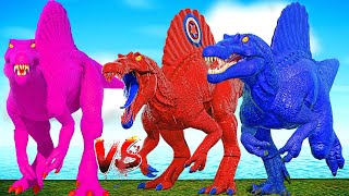 Dinosaur Spinosaurus Color Pack Tyrannosaurus Rex vs Godzilla Jurassic World Evolution Fighting