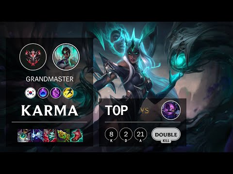 Karma Top vs Kennen - KR Grandmaster Patch 11.23