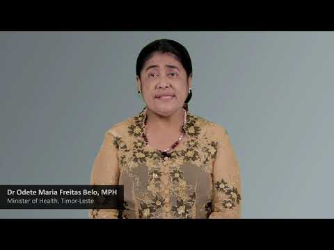 International Women's Day - Dr Odete Maria Freitas Belo, Minister of Health, Timor-Leste