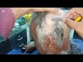 How To Get Rid Of Old Man Soil Hair Head Shave With Razor Blade It S Very Critical Situation