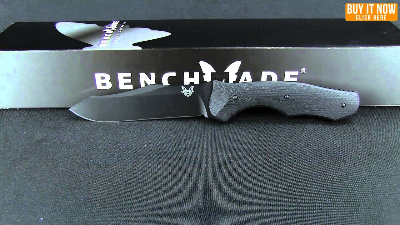 Benchmade 183BK Contego Fixed Blade Knife (4.97" Black)