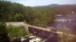 preview picture of video 'Scenic Railroad Crosses Sacandaga River in H-L.mp4'