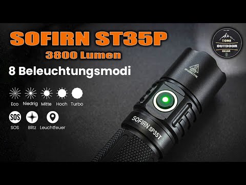 Sofirn SP35T EDC flashlight with 3800 lumens