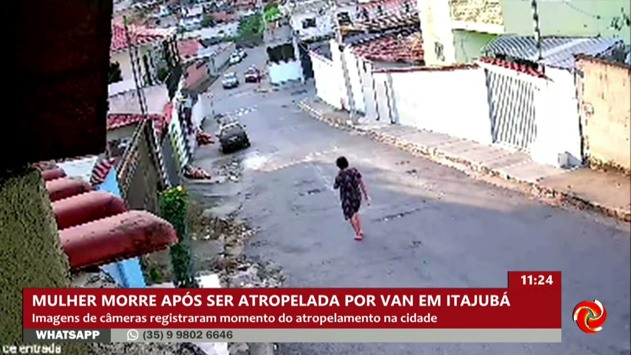 Mulher morre após ser atropelado por van em Itajubá