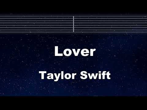 Practice Karaoke♬ Lover - Taylor Swift 【With Guide Melody】 Instrumental, Lyric, BGM