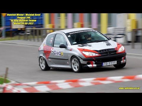 Nepelski Michał / Wożniak Karol - Peugeot 206 - XX Rajd Mielecki TargumMielec 04-09-2022