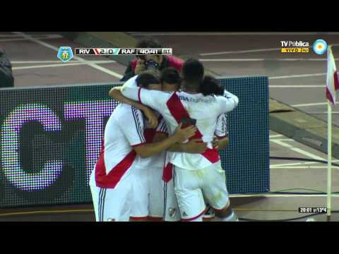 Gol de Teo Gutiérrez. River 2 - Atlético Rafaela 0 | Torneo Final 2014 - Fecha 13