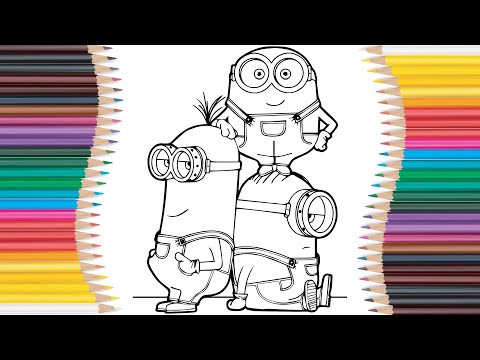 Minions The Rise of Gru Cartoon Coloring Page